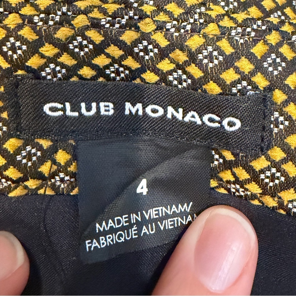 Club Monaco Felicia Jacquard Mini Skirt Size 4 - Picture 6 of 6